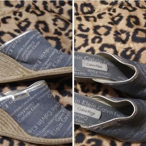 Calvin Klein wedges size 10